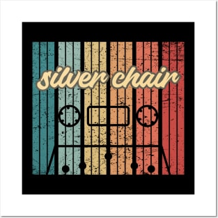 silver chair cassette retro vintage Posters and Art